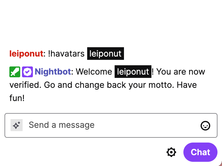 Twitch Chat command hint 1